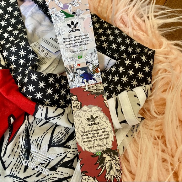 NWT- Adidas Set Pineapple Leggings - Picture 8 of 10